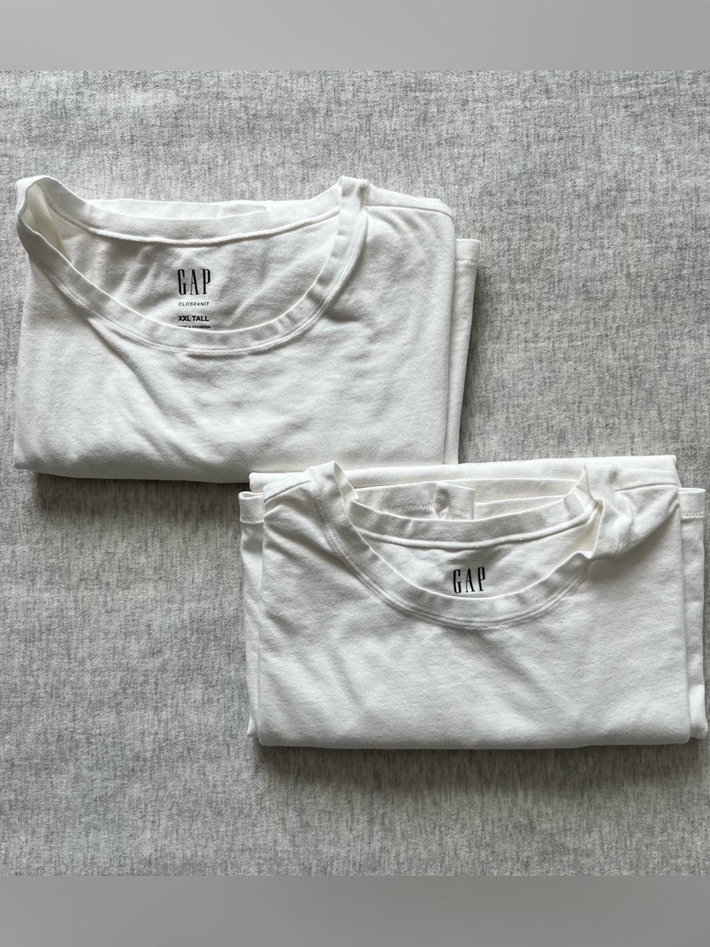 GAP Closefit White Crew Neck Tee - Pack of 2